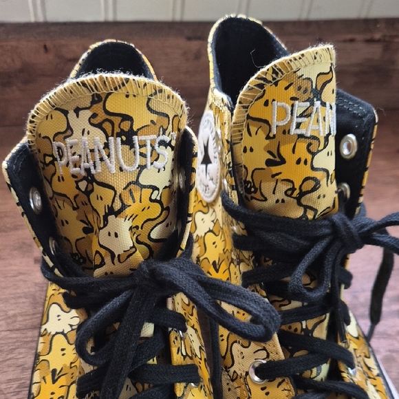Yellow Snoopy High-Top Sneakers - Picture 13 of 14